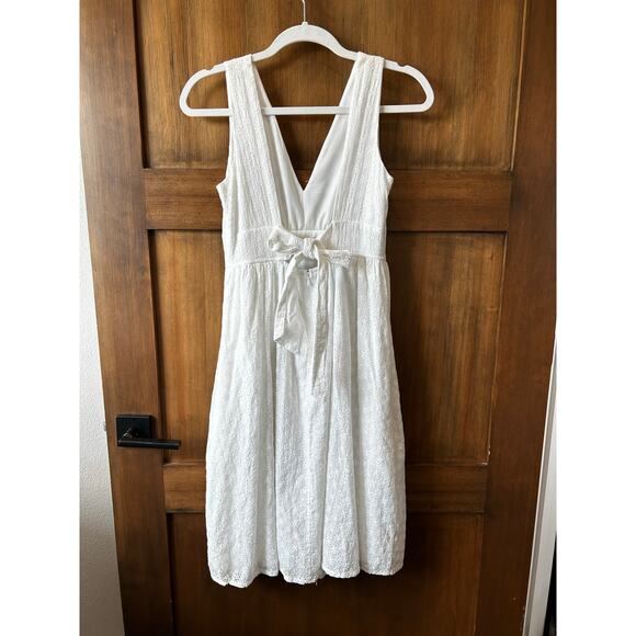 Altar'd State‎ Eyelet Embroidered Halter White Dress Sz Small Women 100% Cotton - Picture 5 of 11